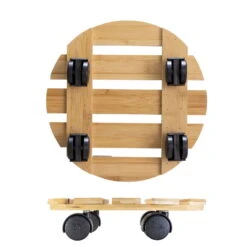 Multi Roller Bambus, 100 Kg Tragkraft, Ø 29 Cm -Kölle 0920600474 multi roller bambus hell 1 116673