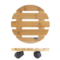 Multi Roller Bambus, 100 Kg Tragkraft, Ø 29 Cm -Kölle 0920600474 multi roller bambus hell 6 116668