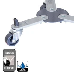 Multi Roller Sun City, Tragkraft 75 Kg, Stahl, Ca. 6 X 26,5-37,5 Cm -Kölle 0920600493 multi roller suncity small 5 116675