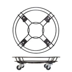 Multi Roller GH 0934, Tragkraft 100 Kg, Schwarz, Ca. 10 X 38 X 38 Cm -Kölle 0920600510 multi roller stahl schwarz 6 116705