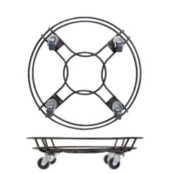 Multi Roller GH 0934, Tragkraft 100 Kg, Schwarz, Ca. 10 X 38 X 38 Cm -Kölle 0920600510 multi roller stahl schwarz 7 116704