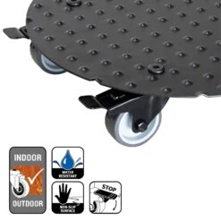 Pflanzenroller 'Alaska', Tragkraft 150 Kg, Anthrazit, Alu, 7 X 30 X 30 Cm 4 Pflanzenroller 'Alaska', Tragkraft 150 Kg, Anthrazit, Alu, 7 X 30 X 30 Cm -Kölle 0920600518 pflanzenroller alaska 5 116729