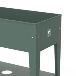 Hochbeet Urban Garden Trolley, Grün, 75 X 35 X 80 Cm -Kölle 0980250161 Urban Garden Trolley auf Raedern Oak Green 3 108096