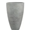 Pflanzgefäß "Jasmin" Grau, In Rillenoptik, Ø 40 Cm, Höhe 60 Cm, Füllvol. 48,5 L -Kölle 3210103165 Pflanzgefae Rillenoptik rund Jasmin grau D40xH60 cm 48 5 Ltr 24024