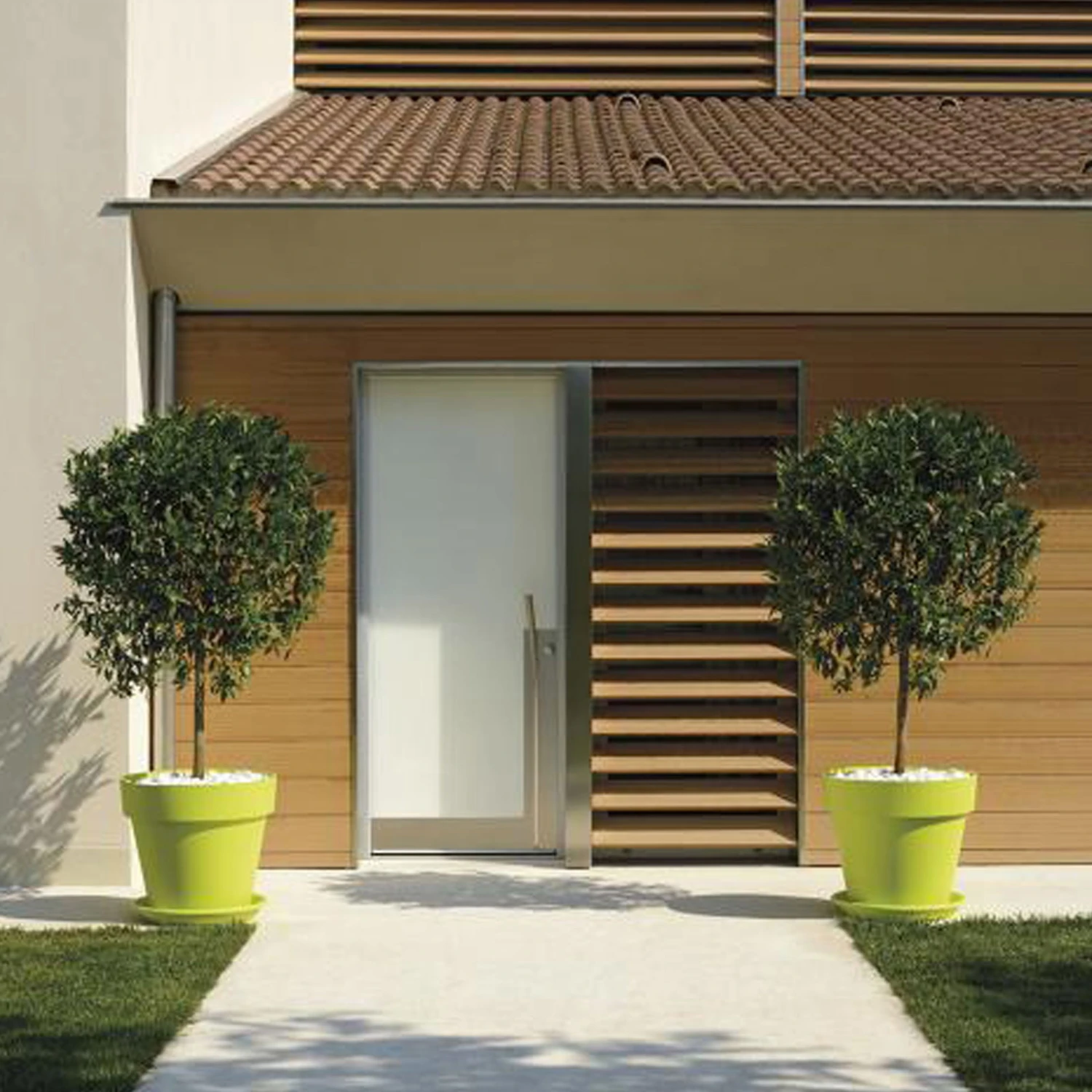 Capi Europe Pflanzkübel Mitu Pac Mit Loch, Apfelgrün -Kölle 3210103341 Pflanzkuebel Mitu Pac inkl Loch apfelgruen 100cm Erdvol 436Ltr 34219