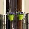 Balkon-Hängetopf Be Up Duo Mit Wasserreservoir, Apfelgrün, 25 Cm, Erdvol. 8 L -Kölle 3210103542 Balkon Haengetopf Be Up Duo mitWassereinsatz apfelgruen 25cm 8L 46801