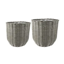 Kölle -Kölle 3210103593 3210103594 Koelle Pflanzkorb Jente grau 61998 1