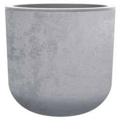 Pflanzgefäß 'Basalt Up Egg', Betongrau, Ø 38,5 X H 36,8 Cm