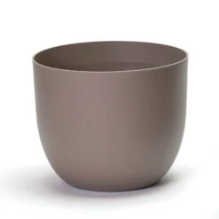 Pflanzkübel 'Rio', Taupe, Ø 34 X H 28 Cm