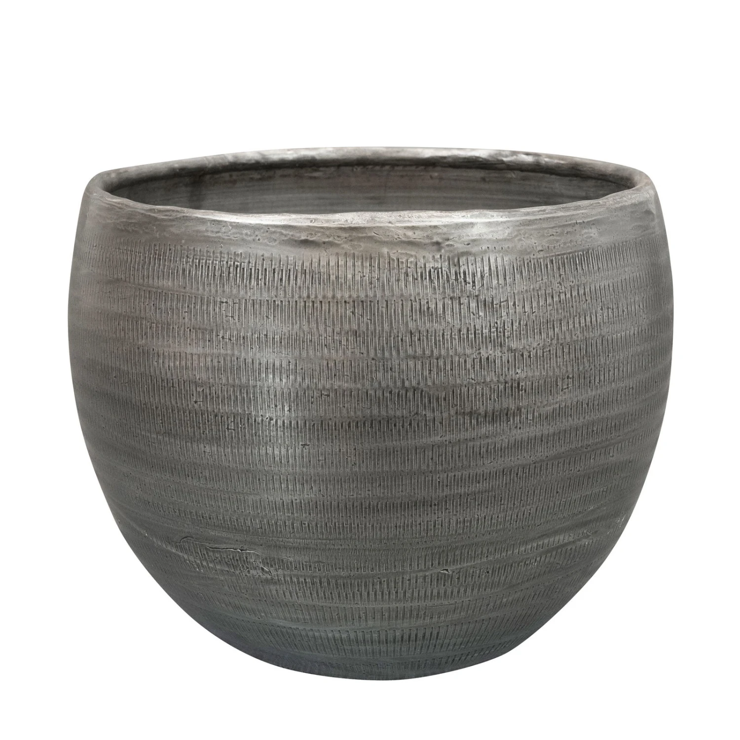 Pflanzgefäß 'Rowen', silber, Ø 22 x H 17 cm Pflanzgefäß 'Rowen', Silber, Ø 22 X H 17 Cm -Kölle 3210801615 Pflanzgefaess Rowen silber D 22 x H 17 cm 114957