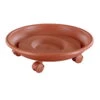 Wagner Multi Pflanzenroller "Serie K" Terracotta, Mit 3 Doppelrollen, Ø Ca. 35 Cm 2 Wagner Multi Pflanzenroller "Serie K" Terracotta, Mit 3 Doppelrollen, Ø Ca. 35 Cm -Kölle 3220100284 MultiRoller SerieK terracotta rund D35cm 3Doppelrollen 38894