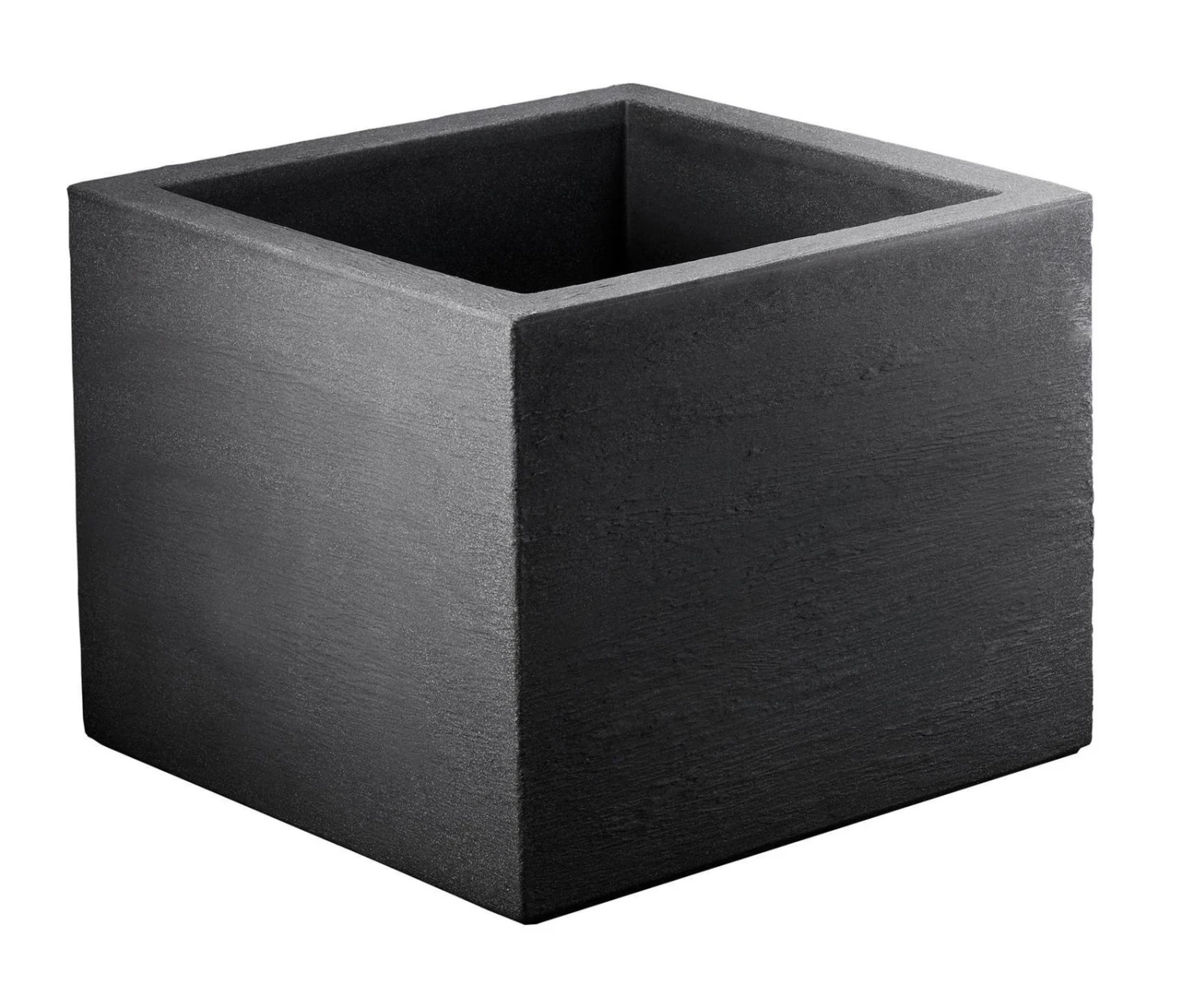 Pflanztrog 'Kubus', anthrazit, 30 x 30 x H 27 cm Pflanztrog 'Kubus', Anthrazit, 30 X 30 X H 27 Cm -Kölle